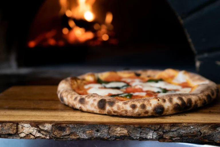 Wood Fired Pizza Baking